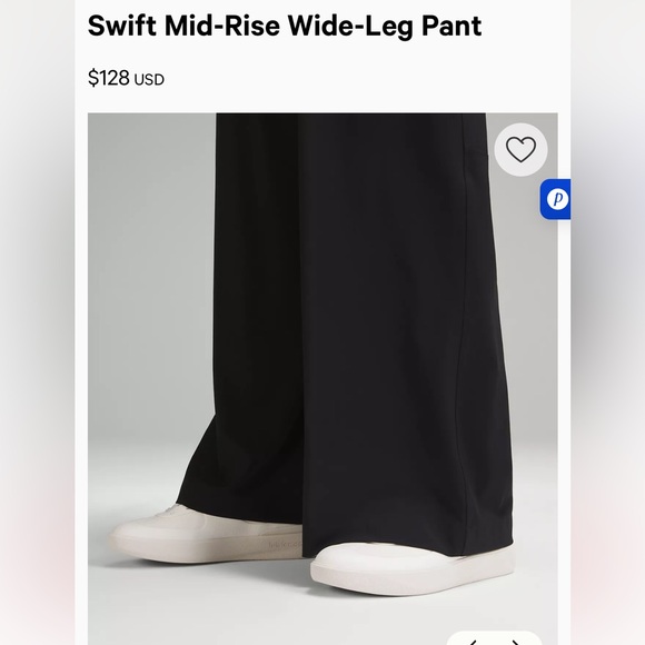 Swift Mid Rise Wide-Leg Pants - Picture 2 of 8